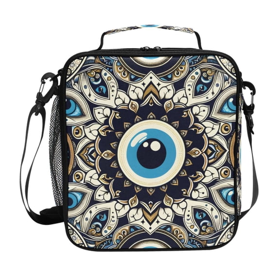 ALAZA Graffiti Mandala Lunch Box Insulated Lunch Bag Reusable Thermal Cooler Tote School Picnic