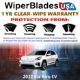 thumbnail image 2 of 2022 Kia Niro EV Beam Wiper Blades Wipers w/1yr Warranty (Set of 2), 2 of 5