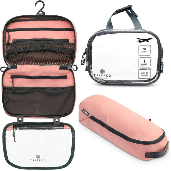 Set de neceseres TRIPPED para colgar artículos de viaje y bolsa 311 TSA