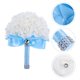 thumbnail image 1 of PAMINGONO Ramo Artificial Con Rosas Y En Azul Para Ceremonia De Y, 1 of 8
