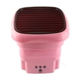 thumbnail image 4 of Mini lavadora plegable de 8 litros, pequeña lavadora y secadora portátil, combinadas para apartamentos, dormitorios, camping, enchufe estadounidense de 110 a 220 V, color rosa, 4 of 5