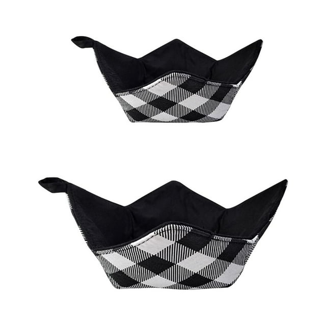 Cozy Bowl - Almohadillas calientes para microondas, soporte para cuencos y platos para cocina, sopa y hogar 2 piezas