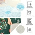thumbnail image 3 of Yayeee Bath Rug for Bathroom Floor Non Slip Rectangle Fluffy Soft Absorbent Mat, 16"x24", Yellow Christmas Gingerbread, 3 of 7