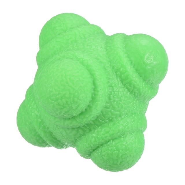 Uxcell Bounce Reaction Balls Coordination Training Ball Agility Trainer TPR Low Difficulty, Green
