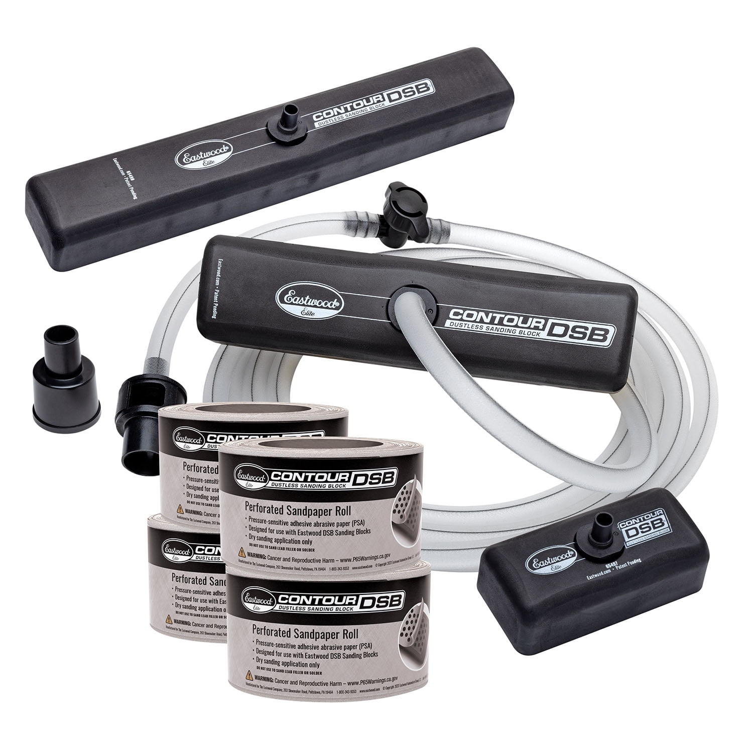 Eastwood Elite Contour DSB Dustless Sanding Block System for Autobody