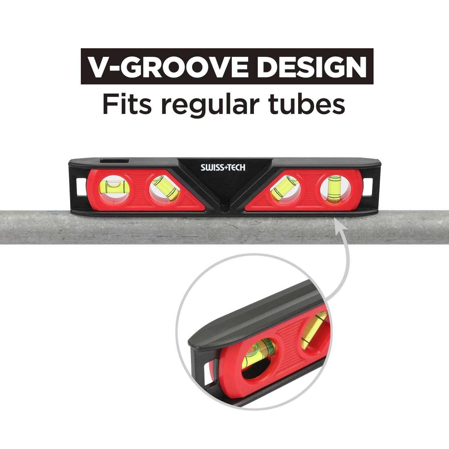 Swiss Tech Niveau torpille 9 po Niveau de cadre photo