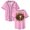 Pink, variant on Rauw Alejandro Cosa Nuestra Baseball Jersey Short Sleeve Button-up Shirts Women Men Streetwear Tee