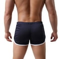 thumbnail image 5 of Stamzod Mens Running Shorts Slim Stretch Colorblock Classical Athletic Shorts Oversize Breathing Workout Gym Booty Sexy Shorts, 5 of 5