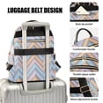 thumbnail image 3 of FORMRS Mini Backpack Purse for Women Quilted Travel Daypack Casual Shoulder Bag, Purple Geometric, 3 of 7