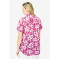 thumbnail image 2 of Woman Within Plus Size Short-Sleeve Cotton Campshirt, 2 of 5