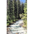 thumbnail image 2 of Coppel, Anna 21x32 White Modern Wood Framed Museum Art Print Titled - Mountain River, 2 of 4