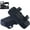 Black, variant on Extra Thick Chair armrest Cushions Elbow Pillow Pressure Relief Office Chair Gaming Chair armrest with Memory Foam armrest Pads 2-Piece Set of Chair