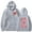 Grey, variant on toraway Womens Sweatshirts Trendy Ocean Blue Hoodie Women's Casual Love Heart Letter Print Hooded Long Sleeve Sweatshirt for Autumn and Winter Seasons XXXL