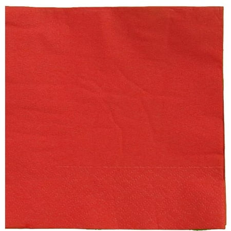 Disposable Dinner Napkins Exquisite Disposable Luncheon & Dinner Napkins - Bulk 50 Count - Red - High Quality Paper Napkins for Cocktail Parties, Birthdays, Weddings, Bridal & Baby Showers ()