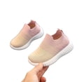 thumbnail image 5 of Boys Girls Breathable Mesh Shoes, Boy's Girl's Toddlers Canvas Shoes Slip-On Lightweight Kids Sneakers Casual Skin-Friendly Walking Running Shoes With Multicolor Sole, White 23/5C, 5 of 5