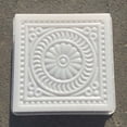 thumbnail image 2 of White Plastic Stepping Stone Mold for Making Regular Brick Pathway 32x32x6cm, 2 of 8