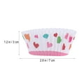 thumbnail image 2 of GOOHOCHY Assorted Color Paper Cupcake Wrappers for Baking Use Sturdy and Flexible NonStick 100 Pcs, 2 of 8