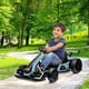 thumbnail image 5 of Historyli Kart eléctrico de 24 V,potente kart de drifting,asiento ajustable,velocidad de 13 km/h,luces LED,juguete para exteriores para niños de 6 a 15 años,color azul., 5 of 6