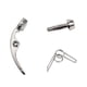 thumbnail image 2 of Accesorios para kits de reparación de válvulas de llaves de agua de trompeta, piezas de repuesto portátiles, con tornillos de resorte para reparación S Sunnimix Teclas de trompeta, 2 of 8