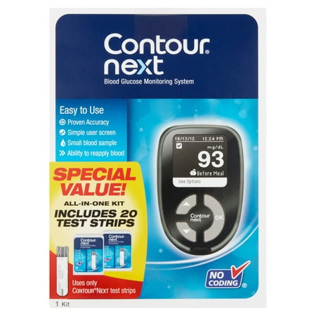 CONTOUR NEXT Blood Glucose Monitoring System, 1 (Best Sugar Monitoring Devices)