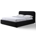 thumbnail image 5 of Omax Decor Upholstered Platform Queen Bed in Black Boucle Fabric, 5 of 8