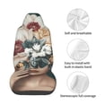 thumbnail image 4 of Yiaed Floral Head Dreamscape Print Car Seat Covers,Universal Auto Seats Protector Fits for Car,SUV Sedan,Truck,Automotive Seat Covers & Accessories, 4 of 5