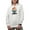 White, variant on Retro I'd Rather Be Rock Climbing, Mountain or Cliff Climber, Heather Grey Hooded Sweatshirt or Hoodie, XL