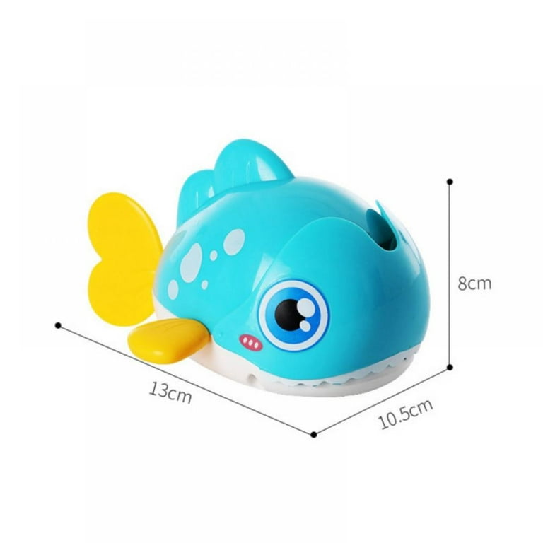 Bath Toys Fun Baby Bathtub Toy Shark Bath Toy for Toddlers Boys & Girls Shark Grabber with 1 Toy Fish Included, Size: 13