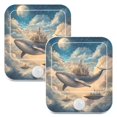 thumbnail image 7 of Yayeee 2-Pack Plug in LED Night Lights with Light Sensors Motion Detectors, Floating Whale, 7 of 7