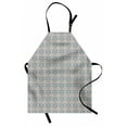 thumbnail image 1 of Damask Apron Vintage Pattern of Swirled Curly Foliage Motifs in Pastel Colors Royal and Floral, Unisex Kitchen Bib Apron with Adjustable Neck for Cooking Baking Gardening, Multicolor, by Ambesonne, 1 of 3