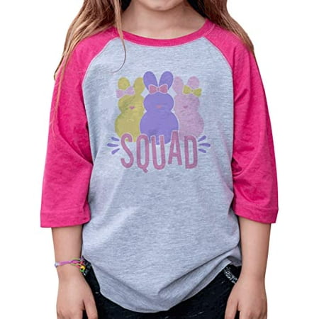 

7 ate 9 Apparel Girls Happy Easter Shirts - Bunny Squad Pink Shirt 6 Months
