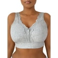 thumbnail image 4 of Fruit of the Loom Women’s Smoothing Back Full Coverage Wireless Bralette, 2-Pack, Style FT842A, 4 of 5