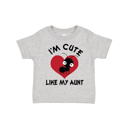 

Inktastic Cute Like My Aunt Gift Toddler Boy or Toddler Girl T-Shirt