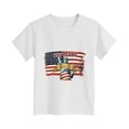 thumbnail image 4 of CAICJ98 America 250 Shirt Boys Girls 4th of July American Flag Shirts Toddler Kids Patriotic T-Shirt Independence Day Tee Tops Outfit (White,7-8 Years), 4 of 4