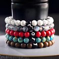 thumbnail image 3 of RSAMD Fashion 8MM Eye Beaded Balance Reiki Men Women Charm Meditation Yoga Bracelets-596-3, 3 of 9