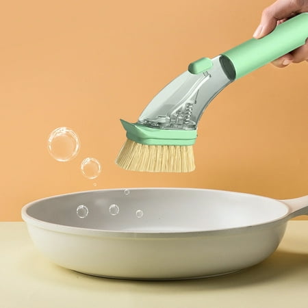 

PeiBai Automatic Add Detergent Cleaning Brush，Sink Brush for Dish Kitchen Dish Brush Automatically Liquid Adding