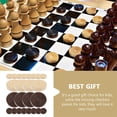 thumbnail image 5 of Arborister Wooden Checkers Backgammon Game Accessory for Board Games, 5 of 11