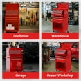 thumbnail image 6 of Rolling Tool Chest, 8 Drawer High Capacity Rooling Tool Box Organizer with Large Storage Cabinet, for  Garage Workshop, Red, 6 of 10