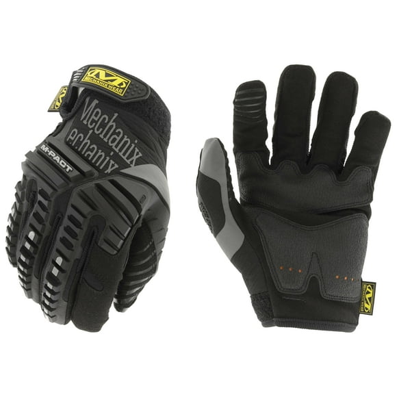 Guantes de trabajo Mechanix Wear M-Pact resistentes a impactos negros S