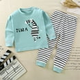 thumbnail image 3 of Hienoo Infant Boys Sleepwear Pajamas Cartoon Cotton Long Sleeve Top Pants Cotton Homewear, 3 of 3