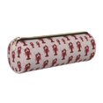 thumbnail image 1 of Disketp Red Lobster With Claws Estuche Organizador de Lápices de Cuero, Estuche de Oficina con Cremallera para Bolígrafo y Lápiz, 1 of 6