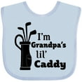 thumbnail image 3 of Inktastic I'm Grandpa's Lil' Caddy Golf for Kids Boys or Girls Baby Bib, 3 of 4
