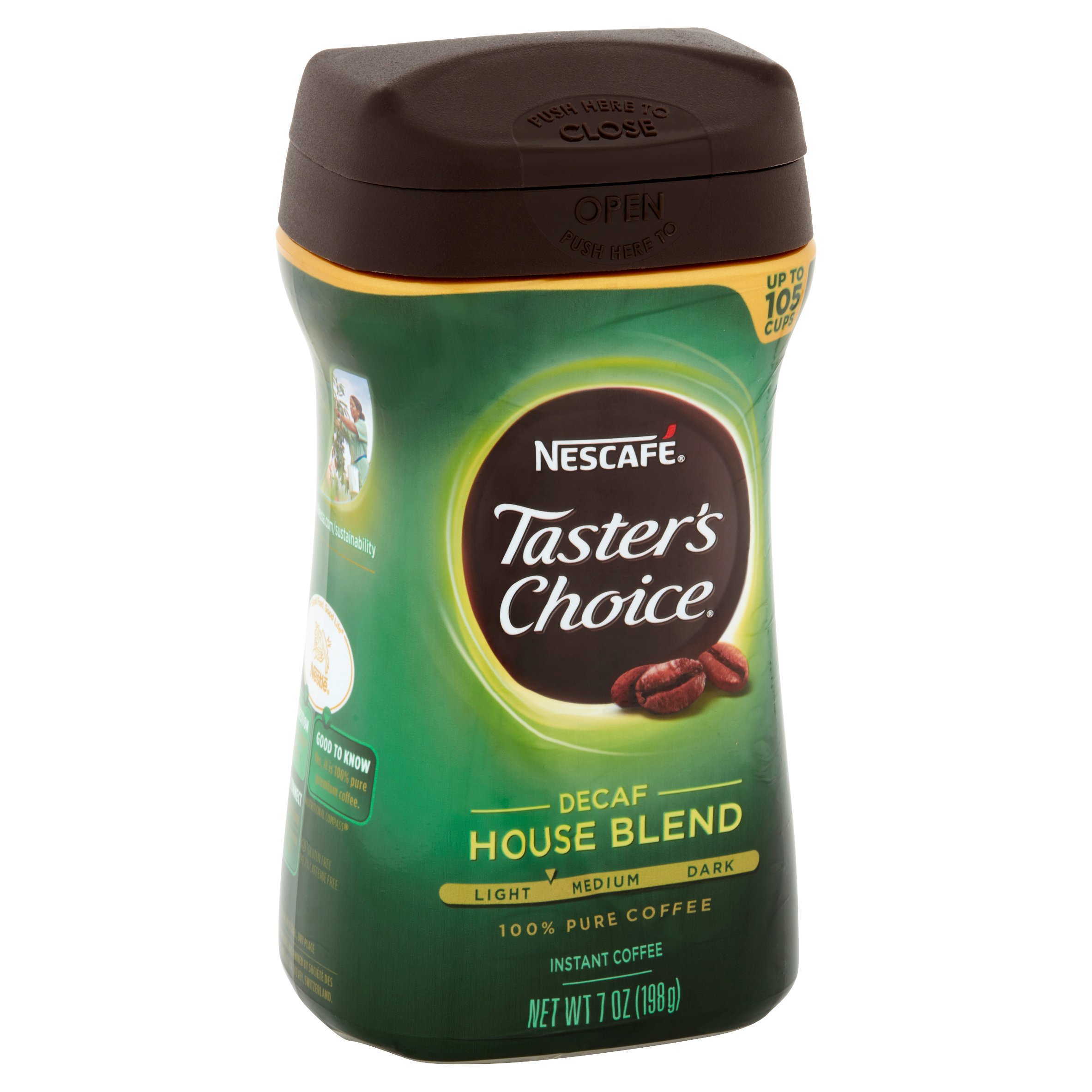 Nescafé Taster's Choice Decaf House Blend, Medium Roast, Instant Coffee, 7 oz - image 2 of 5