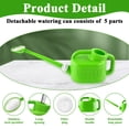 thumbnail image 7 of Aovky 1 Gallon Watering Can for Indoor and Outdoor Plants, Plastic Watering Can with Removable Long Spout and Stainless Steel Sprinkler Head, Indoor Plant Watering Can for Flowers Gardening (Green), 7 of 7