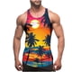 thumbnail image 1 of Tops de Verano Casuales sin Mangas de los Hombres Impresos con Correa Delgada Y sin Espalda, Deporte Regular Cuello Redondo sin Mangas, 1 of 4