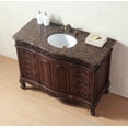 thumbnail image 6 of Stufurhome 48 Inches Saturn Single Sink Vanity with Baltic Brown Granite Top, 6 of 7