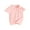 Pink, variant on CIYCuIT Newborn Baby Girls Boys Pajamas Rompers Short Sleeve Contrast Trim Button Shorts Jumpsuit Infant Toddler Casual Summer Bodysuit Sleepwear 3M 6M 12M 18M 24M