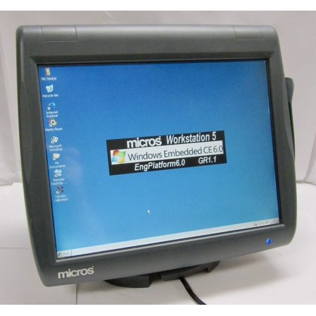 Restored Micros Workstation 5 Touch Screen POS Terminal System Unit Retail & Hospitality POS System - P/N; 400814-001 (Refurbished)