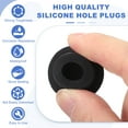 thumbnail image 3 of Uxcell 15 Pcs T Shaped Silicone Plug, Dia 19 mm/0.75 Inch Elastic Waterproof Silicone Plug Reusable Bottle Stopper Sealing Round Hole Plug for Pipes Equipment, Black, 3 of 7