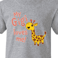 thumbnail image 4 of Inktastic My Gigi Loves me- cute giraffe Youth T-Shirt, 4 of 5